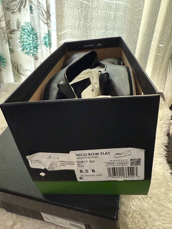 kate spade Shoes - Kate Spade Bow Tie Flats black Size 8.5 NIB